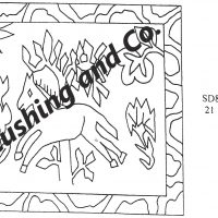 Pony  Pattern by Salma Dhanji  SD829        21.5 x 23.5 inches