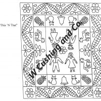 This N That Pattern by Salma Dhanji 44" x 50"  SD839