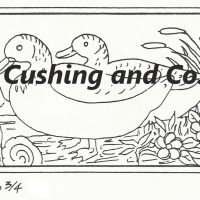 Frost's Pattern No. 17, 17" x 36 3/4", GV 17