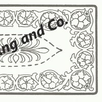 Frost's Pattern No. 134,          27 1/2" x 51 1/4",  GV 134