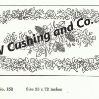 Frost's Pattern No. 152, 33" x 72", GV 152