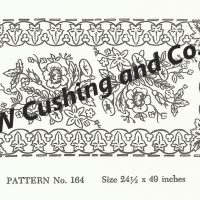 Frost's Pattern No. 164, 24 1/2" x 49", GV 164