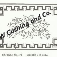 Frost's Pattern No. 172, 22 1/2" x 36", GV 172