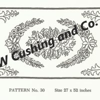 Frost's Pattern No. 30, 27" x 52", GV 30