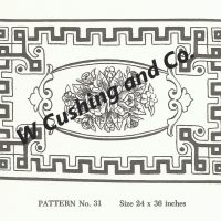 Frost's Pattern No. 31, 24" x 36", GV 31