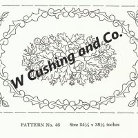 Frost's Pattern No. 46,           24 1/2" x 38 1/2", GV 46