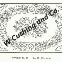 Frost's Pattern No. 57, 25" x 38 1/2", GV 57