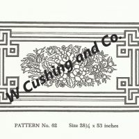 Frost's Pattern No. 62, 28 1/4" x 53", GV 62