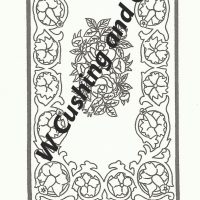 Frost's Pattern No. 77,          27 1/2" x 51 1/4",  GV 77