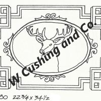 Frost's Pattern No. 80, 22 3/4" x 34 1/2", GV 80