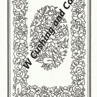 Frost's Pattern No. 82, 29" x 46 1/2", GV 82