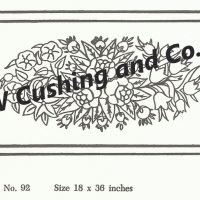 Frost's Pattern No. 92, 18" x 36", GV 92