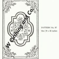 Frost's Pattern No. 97, 19" x 32", GV 97