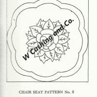 Frost's Pattern No. 5, Chair Seat 16" x 16", GV CS5