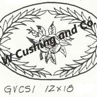 Frost's Chair Seat Pattern No. 1, 12" x 18", GV CS1