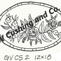 Frost's Pattern No. 2, Chair Seat 12" x 18", GV CS2