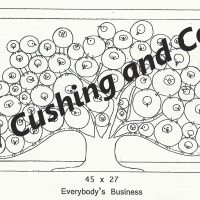 Everybody's Business, pattern by Primitive Grace, 45" x 27"