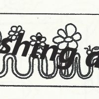 Forget-Me-Nots, pattern by Primitive Grace, 6 1/2" x 39"