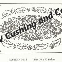 Frost's Pattern No. 1,  36" x 70",  GV 1