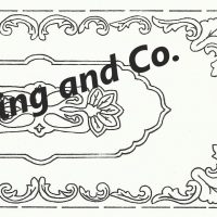 Frost's Pattern No. 106,  18 3/4" x 39", GV 106