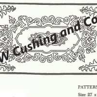 Frost's Pattern No. 107,  27" x 52",  GV 107