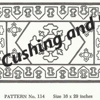 Frost's Pattern No. 114,  16" x 29", GV 114