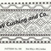 Frost's Pattern No. 129,           25 1/4" x 48 1/4", GV 129