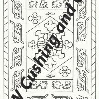 Frost's Pattern No. 136,           26 1/4" x 40", GV 136