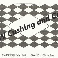 Frost's Pattern No. 143, 28" x 56", GV 143