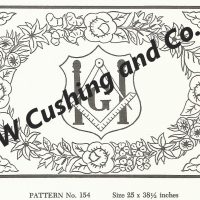 Frost's Pattern No. 154, 25" x 38 1/2", GV 154