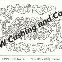 Frost's Pattern No. 2, 36" x 68 1/2", GV 2