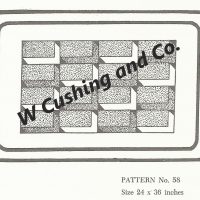 Frost's Pattern No. 58, 24" x 36", GV 58