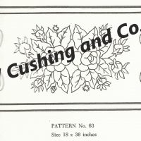 Frost's Pattern No. 63, 18" x 36", GV 63