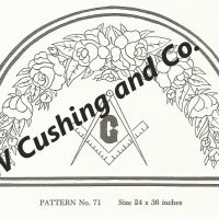 Frost's Pattern No. 71,           24" x 36", GV 71