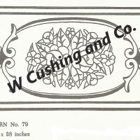 Frost's Pattern No. 79, 16" x 28", GV 79