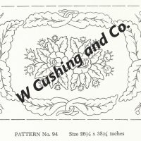Frost's Pattern No. 94, 26 1/2" x 38 3/4", GV 94