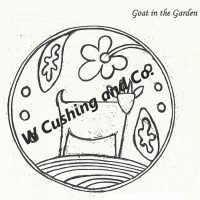 Goat in the Garden, pattern by Primitive Grace, 15 inch diameter