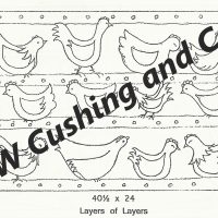 Layers of Layers, pattern by Primitive Grace, 40 1/2" x 24"