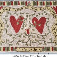 Elaborate Wedding Large, pattern by Primitive Grace, 37 1/2" x 52 1/2"