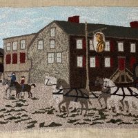 The General Wolfe Tavern, 30" x 50", Ruth Hall Pattern, H150