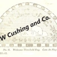 Cats At Play, 28" x 40", Ralph Burnham Pattern No. 11