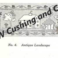 Antique Landscape, 26" x 74", Ralph Burnham Pattern No. 4