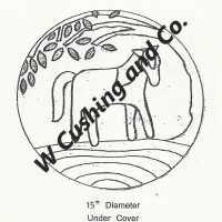 Under Cover, pattern by Primitive Grace, 15 inch diameter