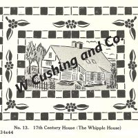 17th Century House, 34" x 44", Ralph Burnham Pattern No. 13