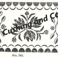 Floral No. 30, 24" x 42", Ralph Burnham Pattern No. 30