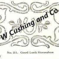 Good Luck Horseshoe, 18" x 32", Ralph Burnham Pattern No. 21