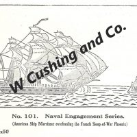 Naval Engagement Series, 32" x 50", Ralph Burnham Pattern No. 101