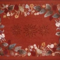 Floral No. 32, 28" x 40", Ralph Burnham Pattern No. 32