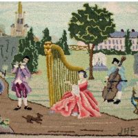 Garden Concert #82, Jeanne Fallier 20 x 27