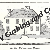 Old American Houses, 28" x 40", Ralph Burnham Pattern No. 16